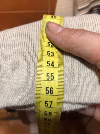 Jersey tonos beige y marrón talla S