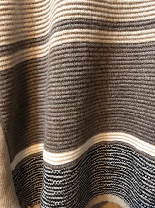 Jersey tonos beige y marrón talla S