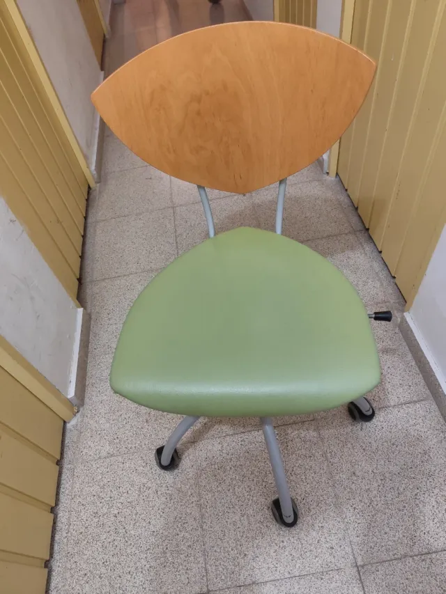 Silla de estudio/escritorio madera y metal