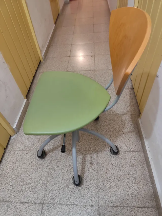 Silla de estudio/escritorio madera y metal