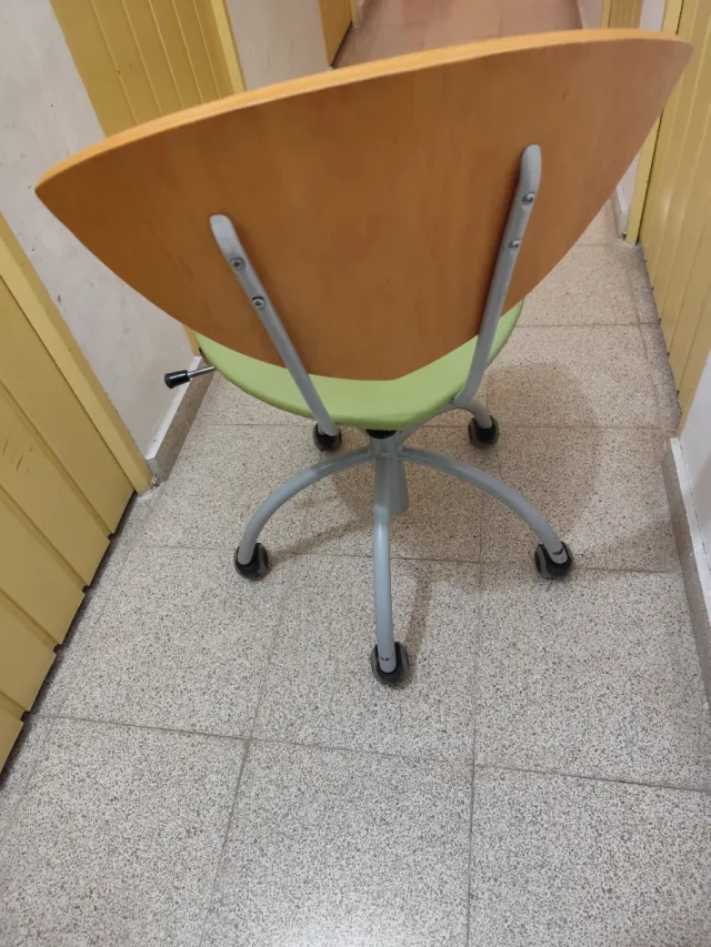 Silla de estudio/escritorio madera y metal