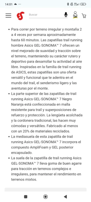 Zapatillas Asics Gel Sonoma 7 Trail Running