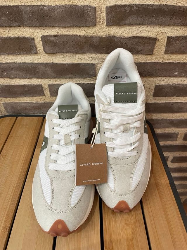 Zapatillas Álvaro Moreno Verde y Blanco