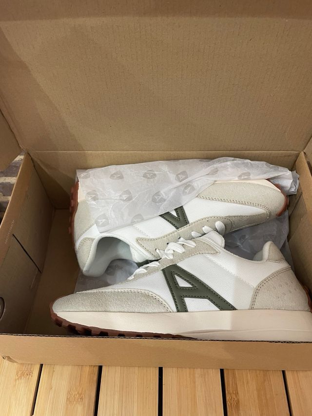 Zapatillas Álvaro Moreno Verde y Blanco