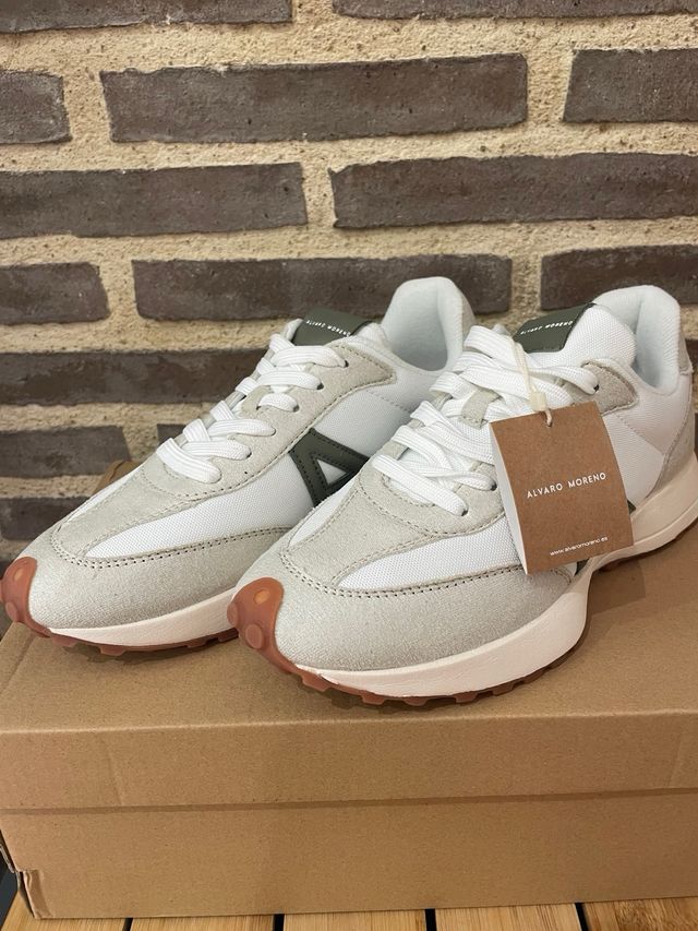 Zapatillas Álvaro Moreno Verde y Blanco