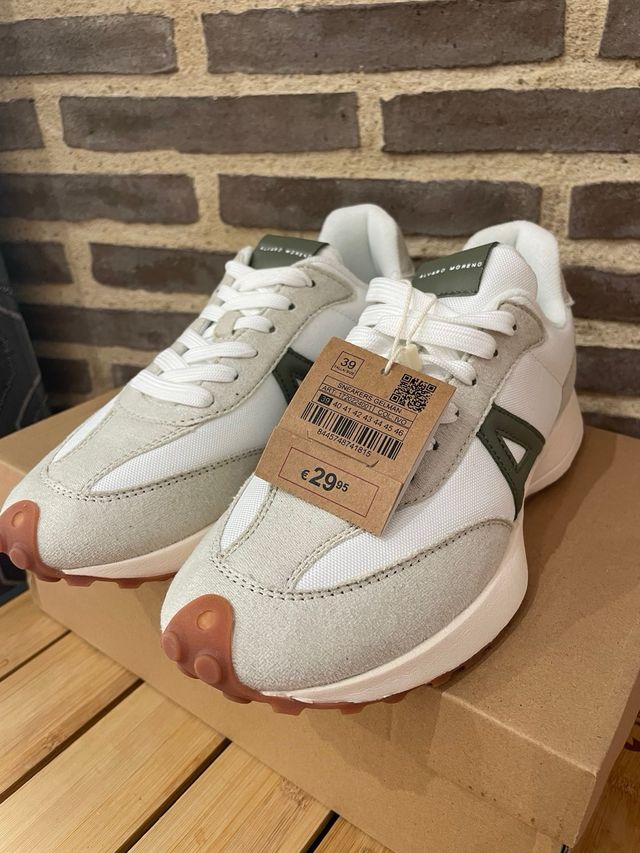 Zapatillas Álvaro Moreno Verde y Blanco