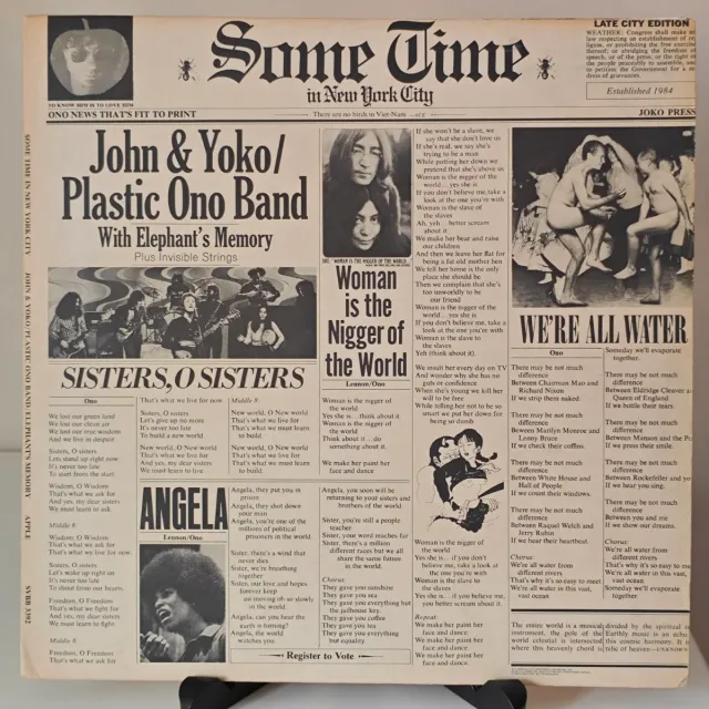 John Lennon/Plastic Ono Band-Some Time In New York