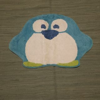 Tappetino Bagno Bambino Azzurro Bianco