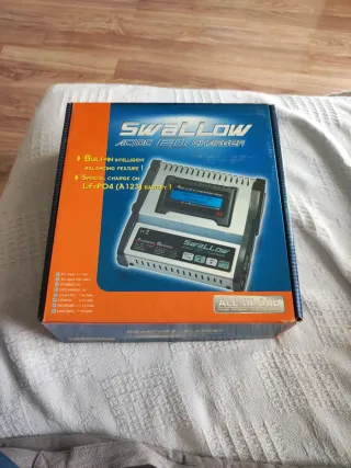 Cargador Baterías Swallow AC/DC ALL IN ONE