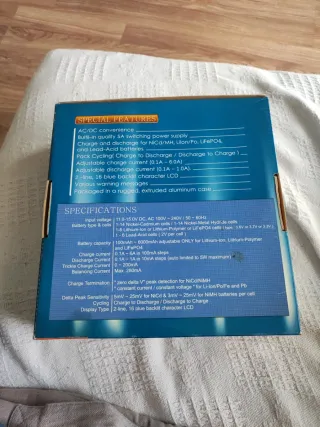 Cargador Baterías Swallow AC/DC ALL IN ONE