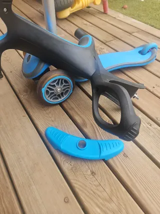 Patinete Globber 3 ruedas azul