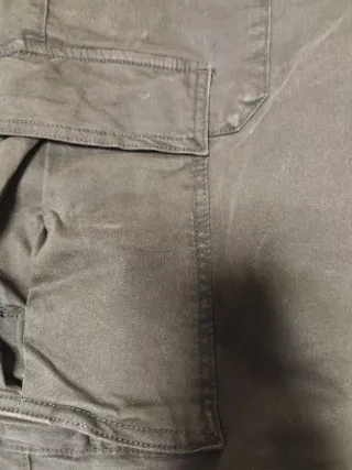 Pantalones Cargo Zara Negros