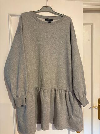 Vestido Sudadera Gris Primark