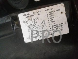 Maletero Asiento Suzuki Burgman
