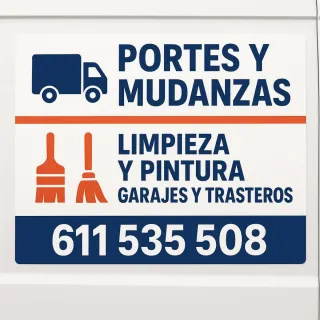 Portes mudanzas, pintura y limpieza