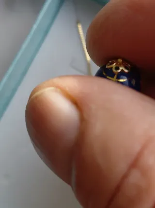 Collana con ciondolo mappamondo