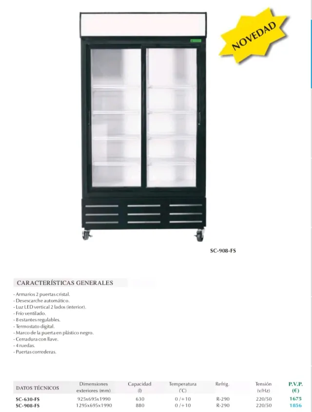 Vitrina Expositora Refrigerada