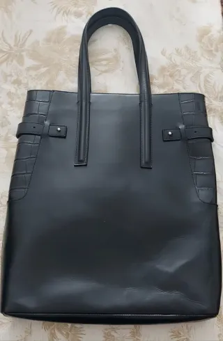 Bolso de piel para portátil