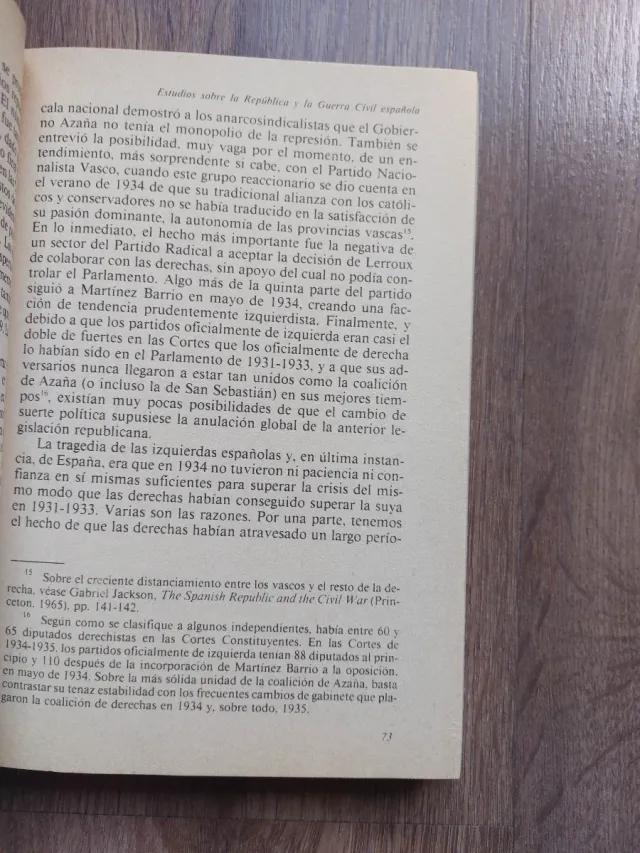 Estudios Sobre La Republica Y La Guerra Civil Espa