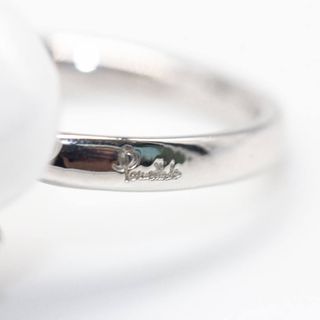 Anillo Pomellato Capri Oro Blanco Perlas Diamantes