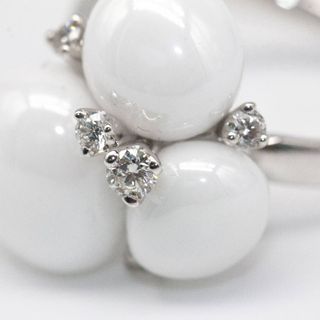 Anillo Pomellato Capri Oro Blanco Perlas Diamantes