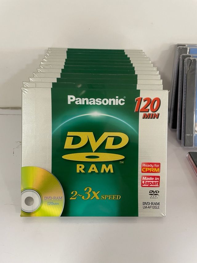 Lote 10 DVD-R Memorex + 25 DVD-R Panasonic