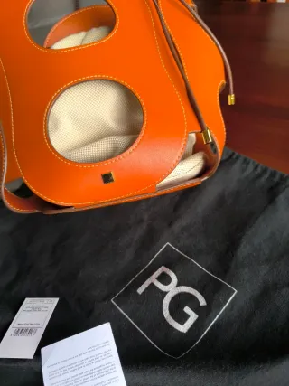 Bolso Purificación García Naranja Sin Estrenar