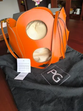Bolso Purificación García Naranja Sin Estrenar