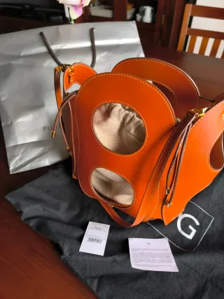 Bolso Purificación García Naranja Sin Estrenar