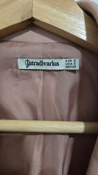 Chaqueta americana rosa palo