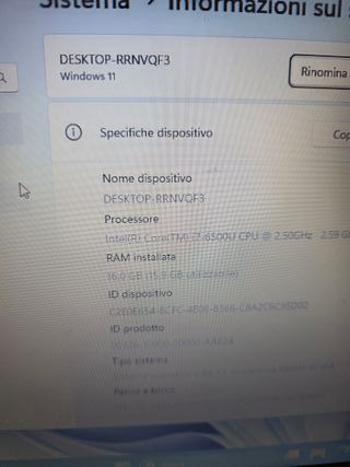 Laptop  HP  15.6" i7 256GB SSD 32GB RAM WIN11