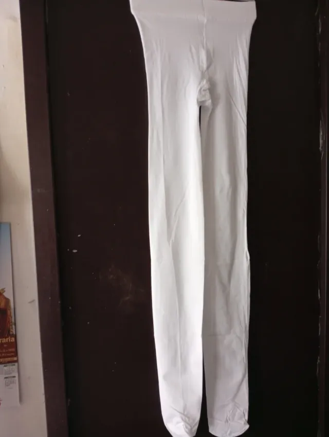 Medias Golden Lady Microglam 70 DEN Blanco Talla4L