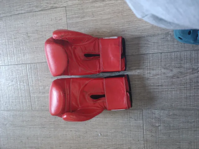 Guantes Boxeo Elite 10 OZ Rojos