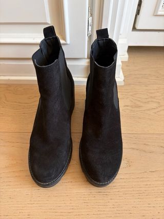 Botines de tacón negros