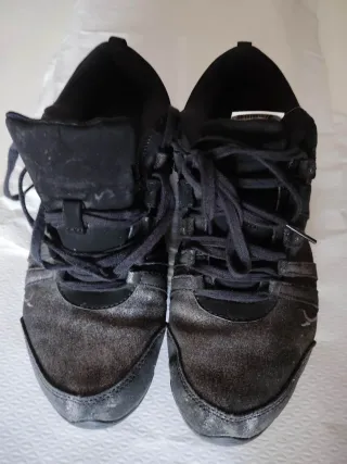 Scarpe da danza nere e argento