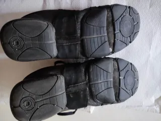 Scarpe da danza nere e argento