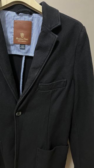 Americana niño Massimo Dutti negra Talla M