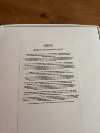 Caja iPad Air