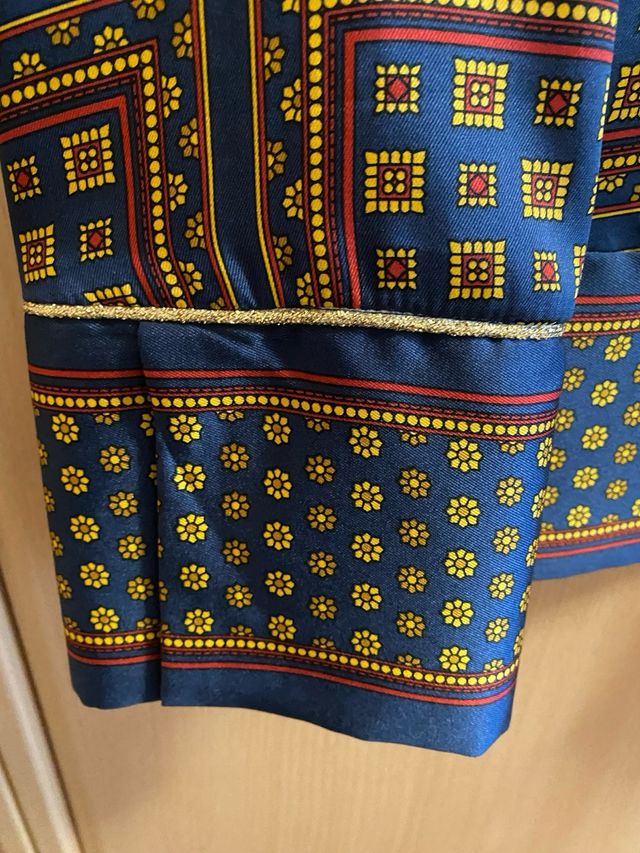 Blusa Zara Seda Estampada