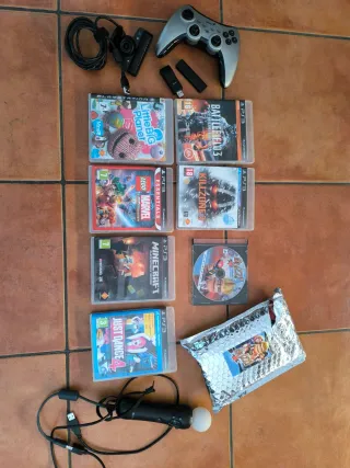 Lote PS3: Juegos + Accesorios