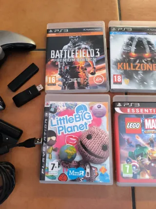 Lote PS3: Juegos + Accesorios