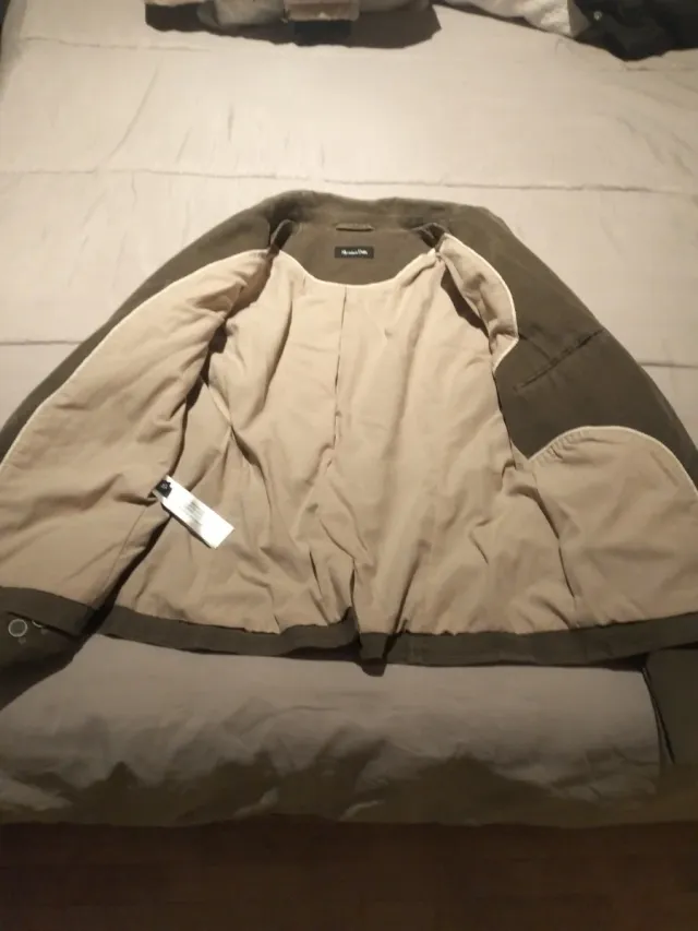 Chaqueta Massimo Dutti Verde Oliva
