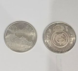 Monedas 2000 Pesetas y Real Madrid