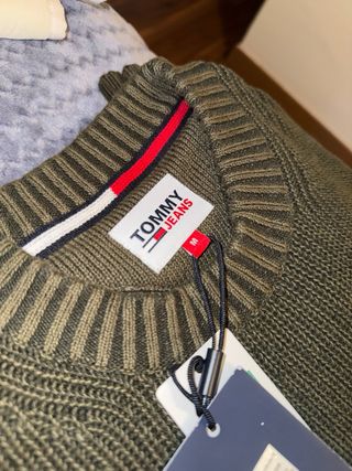 Jersey Tommy Jeans Verde Talla M