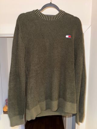 Jersey Tommy Jeans Verde Talla M