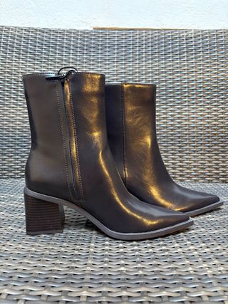 Zara botín tacón ancho viral TikTok