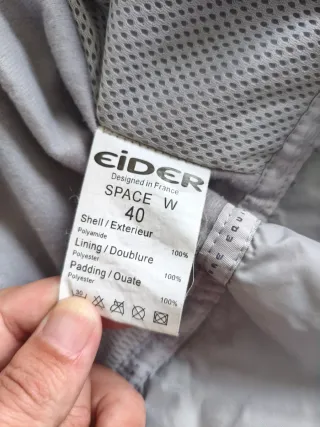 Chaqueta de esquí Eider roja mujer/chica