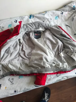 Chaqueta de esquí Eider roja mujer/chica