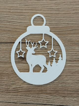 Coppia decorazioni natalizie