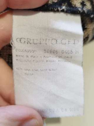 Gonna vintage lana Valentino beige/marrone